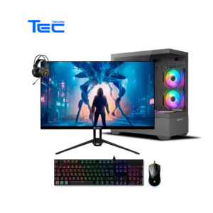 Computadora AMD Ryzen 5 5500X3D | 16GB RAM | 500GB SSD | 23.8″ FHD